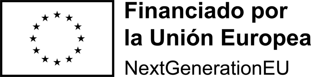 logo financiacion fondos europeos negro